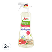 폴리보이 오가닉 주방 욕실 다목적 클리너, 500ml, 2개