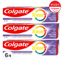 콜게이트 토탈 프로검 헬스 치약, 110g, 6개