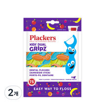 플랙커스 어린이 치실, 75개입, 2개
