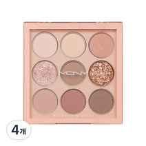 맥퀸뉴욕 1001 톤온톤 섀도우 팔레트 PRO9, 누드무드, 4개