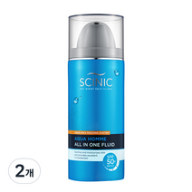 싸이닉 아쿠아 옴므 올인원 플루이드 SPF50+ PA+++, 100ml, 2개