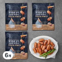 존쿡델리미트 들기름을 넣어 고소한 비엔나, 255g, 6개