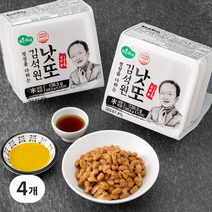 맑은물에 김석원 백태 낫또 6개입, 136.5g, 4개