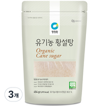 대상 청정원 유기농 황설탕, 454g, 3개