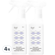 오늘습관 욕실용 다목적 클리너, 400ml, 4개