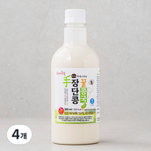 프레시오늘 신선냉장 장단콩 꿀콩국, 500ml, 4개
