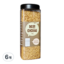 냉장고쏙 볶은 아마씨, 6개, 700g