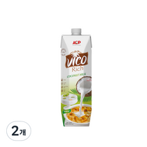 허니트리 리치 코코넛 밀크, 1000ml, 2개