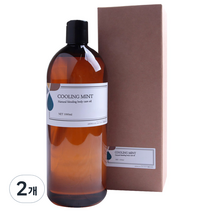 아로마랩 쿨링민트 바디 마사지 오일, 1L, 2개