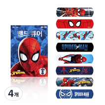 마블 스파이더맨 누리메딕스 밴드큐어 표준형 8p, 4개