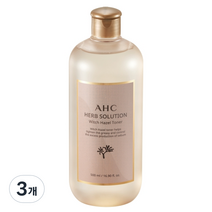 AHC 허브 솔루션 위치 하젤 토너, 3개, 500ml