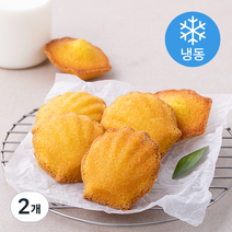 맘쿠킹 우리밀 레몬 마들렌 생지 (냉동), 2개, 176g
