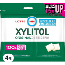 자일리톨 껌 오리지날 트윈, 115g, 4개