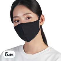 편한 입체 필터 마스크 별패턴 + 스토퍼 2p + 교체필터 20p 세트, 6세트, 3개