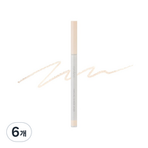 롬앤 한올 쉐이드 라이너 0.09g, 07 크리미 베이지, 6개