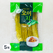 초록들 통오이지, 5개, 500g