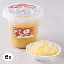 국내산 다진마늘, 200g, 6통