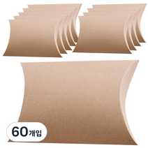 봄91 크라프트 다용도 선물포장상자 중, 60개입