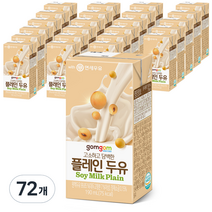 곰곰 고소하고 담백한 플레인두유, 190ml, 72개