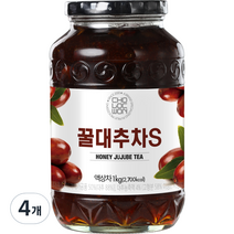 초록원 꿀대추차S, 1kg, 4개