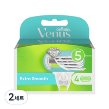 질레트 비너스 엑스트라스무스 여성용 면도날, 2세트, 4개입