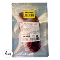 올내추럴 건조 적용과 원형컷, 80g, 4개