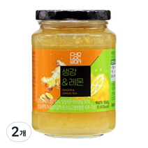 초록원 생강 레몬차, 560g, 2개, 2개