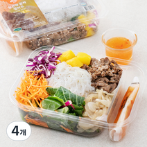 스윗밸런스 실곤약 분짜 샐러드 2p, 300g, 4개