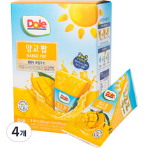돌 망고 팝 주스, 62ml, 32개