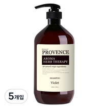 프로방스 퍼퓸샴푸 바이올렛, 1L, 5개