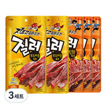 질러 부드러운 육포 30g x 2p + 직화풍 BBQ 30g x 3p, 3세트