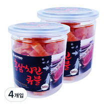 뉴트리오 스테이크 반려견 간식, 홍삼 + 치킨큐블 혼합맛, 4개입