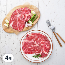 미트엔조이 미국산 프라임 척아이롤 구이용 (냉장), 500g, 4개