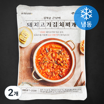 캐비아 김북순큰남비 돼지고기 김치찌개 (냉동), 2개, 500g
