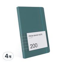 인디고 프리즘 200 밴드노트 모눈, 블루그린, 4개