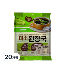 풀무원 미소된장국, 8g, 20개입