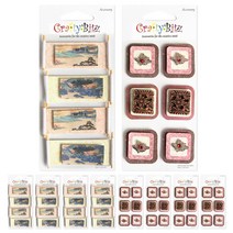 데어리즈 전통 문양 입체 데코 스티커 10p 세트, 믹스B, 1세트