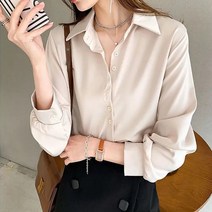 여성용 컬러 치라 블라우스 CH-2214269