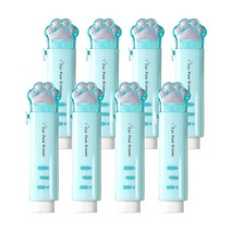 냥이 슬라이드 지우개, 블루, 8개