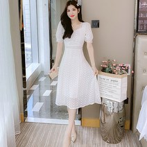 루나걸 바쑈 레이스 원피스