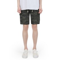 다꾸앙 남성용 유디티 카고 면 밴딩 반바지 D04B15_ph2721