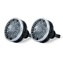 파보니 차량용 쿨링팬 2p, HI-036, 블랙