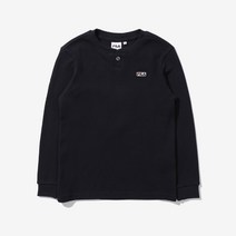 휠라키즈 아동용 와펜 단작 긴팔 티 FK2RLD3402X