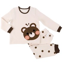 메이키즈 아동용 깜찍베어 보온 내의