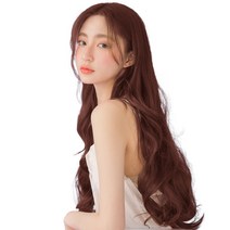 가발나라 여성용 반가발 걸스홀릭, 레드브라운, 1개