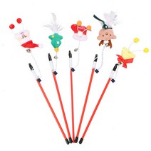 딩동펫 고양이 캐롤 낚싯대 5종 세트, 혼합색상, 1세트