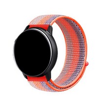 스포츠 루프 스마트워치 스트랩 20mm, 오렌지 스트라이프