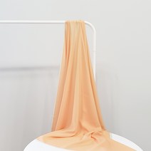 나비손길 두툼한 컬러 쉬폰 원단, 18살몬피치