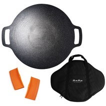 포미포유 인덕션 그리들 + 가방 + 실리콘 손잡이 세트, 40cm, 1세트