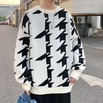 남성용 알럽홈 모던패턴 스웨터
